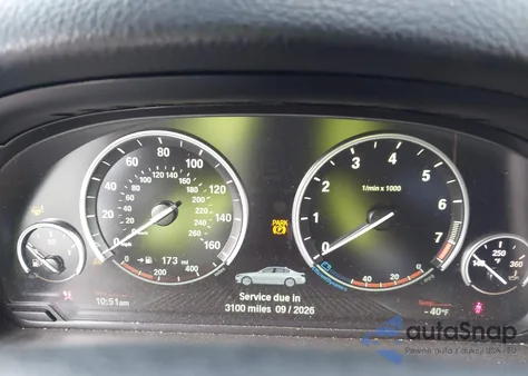 2014 BMW 535I z USA, uszkodzony, nr VIN WBA5B1C50ED481684